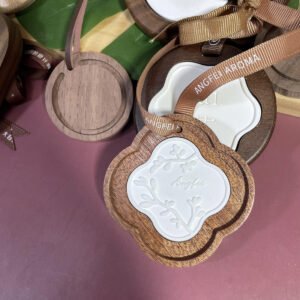 Custom wooden hanging car air freshener - image 3