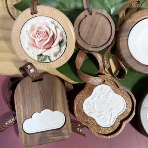 Custom wooden hanging car air freshener - image 4