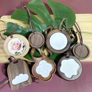 Custom wooden hanging car air freshener - image 5