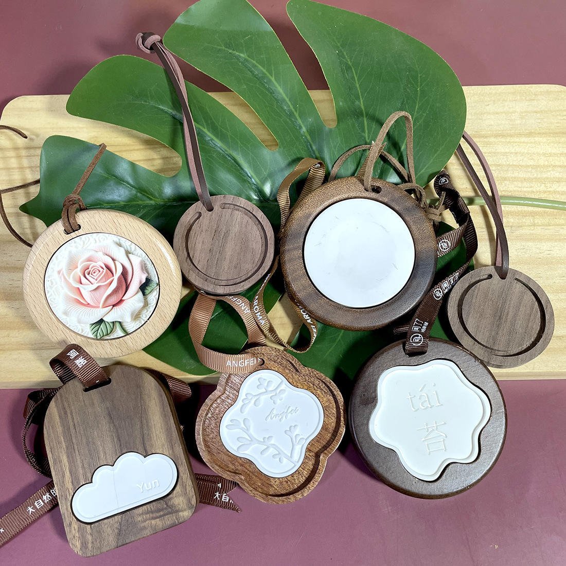 Custom wooden hanging car air freshener - image 5 Custom wooden hanging car air freshener - image 5